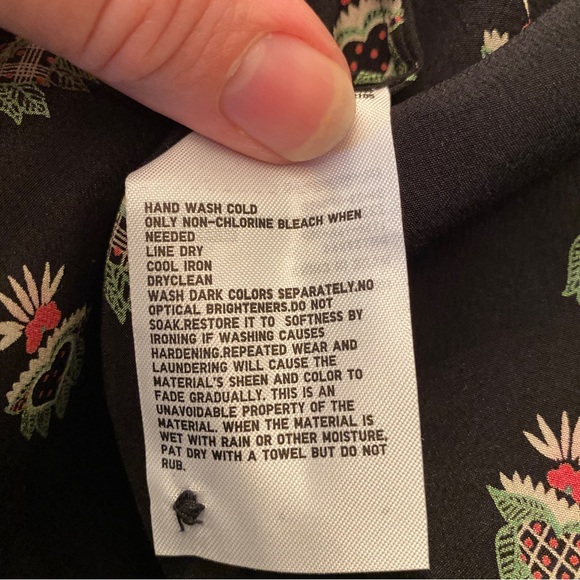 Sz. S Celia Birtwell X Uniqlo Blouse - Picture 8 of 9